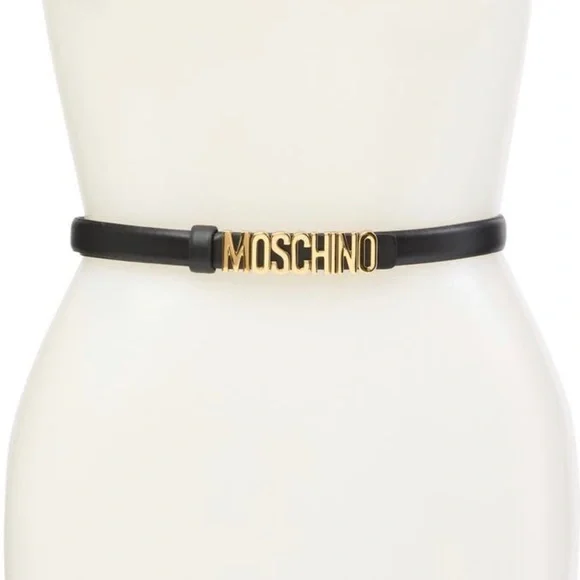 Moschino Leather Logo Belt - NWT NWT Moschino Men main image 3